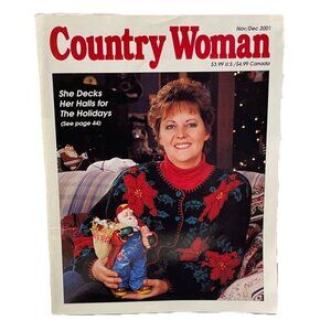 Country Woman Magazine Nov. Dec. 2001 Vol 31 No. 6 Cooking Crafts Design